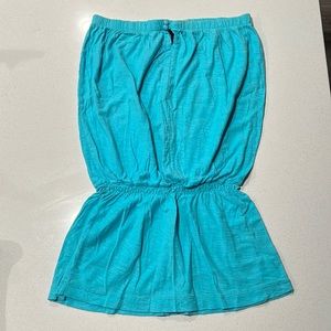 Vans Light Blue Tube Top Dress Beach Cover-Up